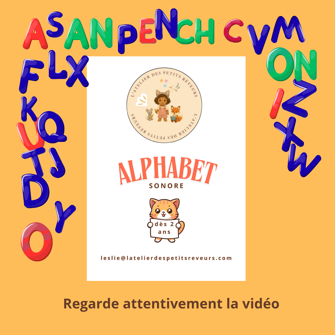 Alphabet sonore dès 3 ans