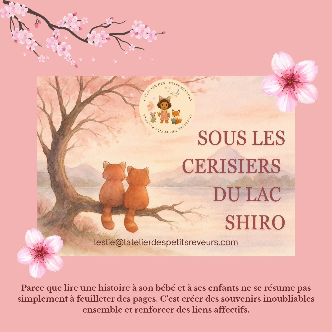 Sous les cerisiers du lac Shiro "Raconte-moi une histoire.."