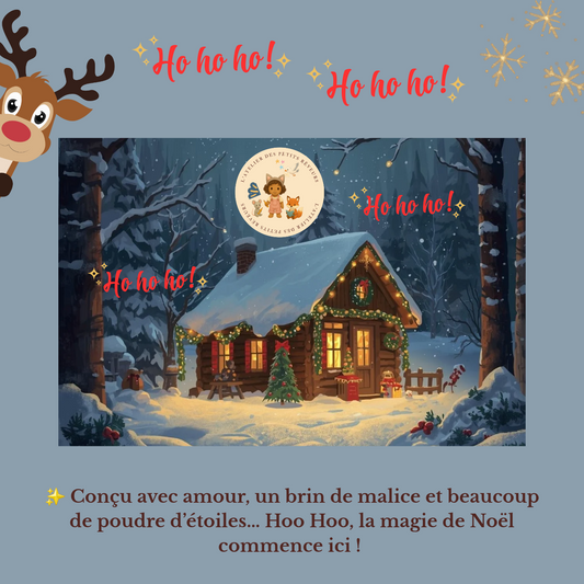 HO HO HO. Mon livret de Noël magique.
