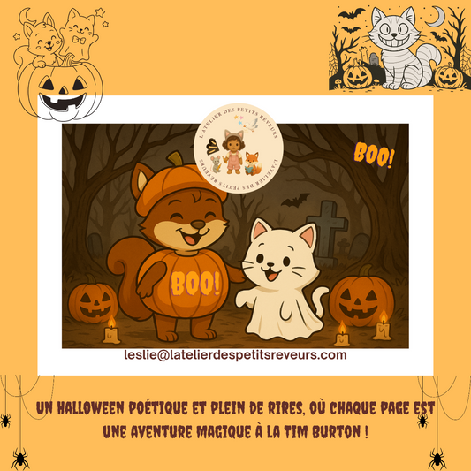BOO BOO LE LIVRET D'HALLOWEEN très burtonien ✨️