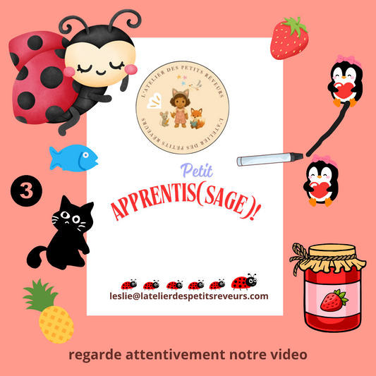 Petit Apprentis(sage)! Special coccinelle dès 3 ans.