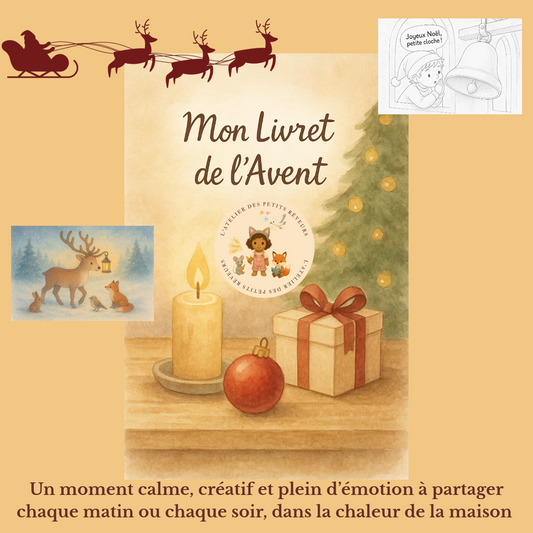 ✨️Ma pochette surprises livret de l'avent. 24 surprises à découvrir chaque jour !